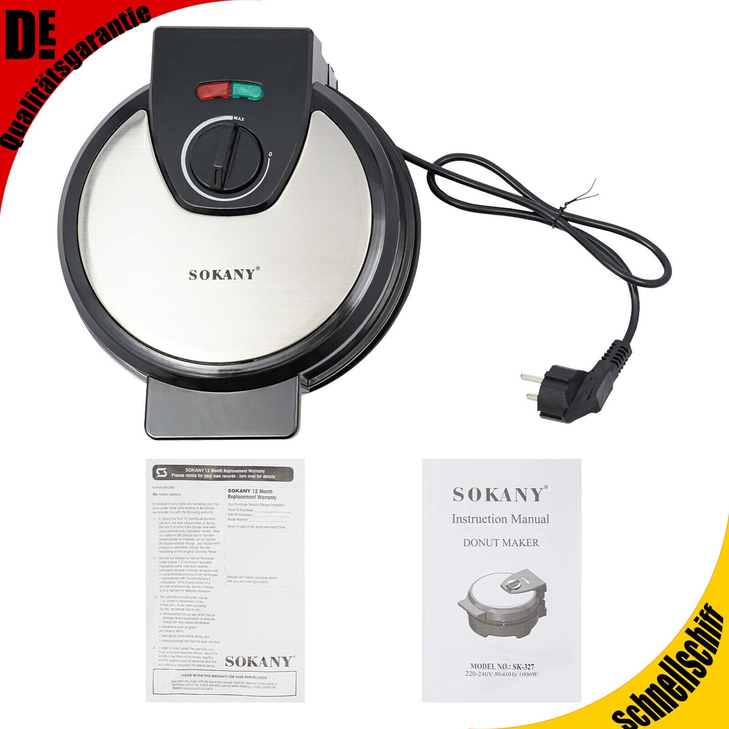 Donut Maker Maschine Mini 7 Loch Donut Maschine Für Kinderfreundli