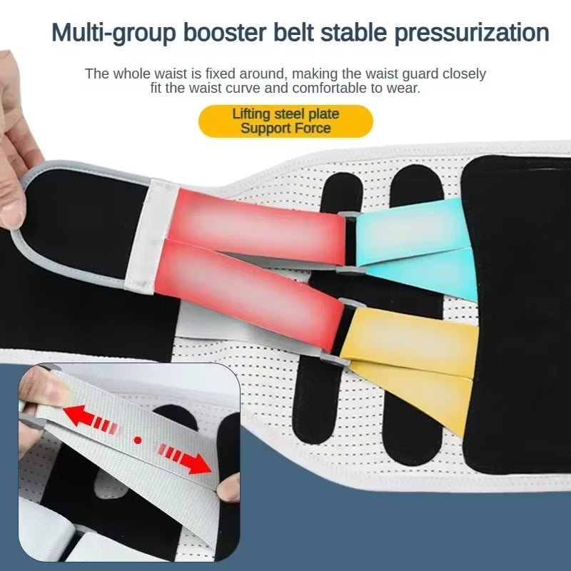 Lumbar Support Belt Disc Herniation Orthopedic Strain Pain Relief Corset for Back Posture Spine Decompression Brace