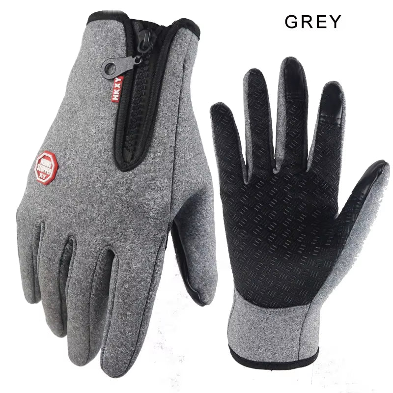 New Winter Gloves Men Women Touch Cold Waterproof Motorcycle Cycle Gloves Male Outdoor Sports plus Velvet Warm Running Ski Glove