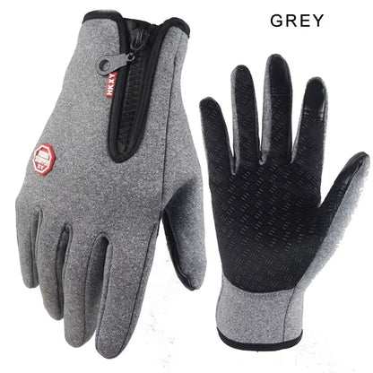 New Winter Gloves Men Women Touch Cold Waterproof Motorcycle Cycle Gloves Male Outdoor Sports plus Velvet Warm Running Ski Glove