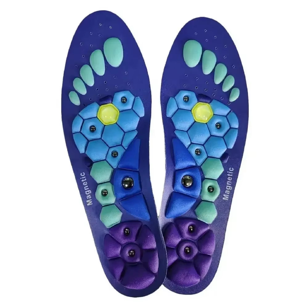 Magnetic Massage Insoles for Foot Acupressure Therapy Reflexology Relax Health Massager Arch Support Shoes Soles for Weight Loss