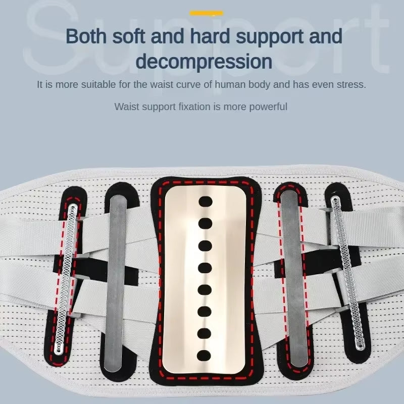 Lumbar Support Belt Disc Herniation Orthopedic Strain Pain Relief Corset for Back Posture Spine Decompression Brace