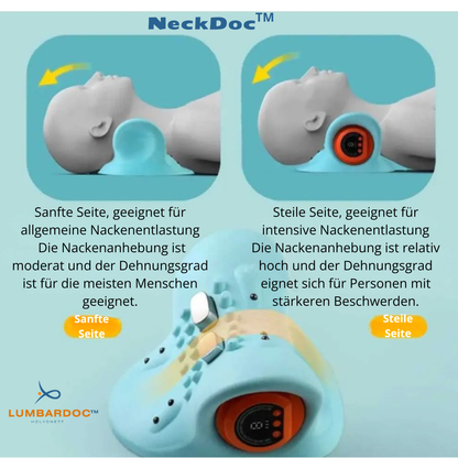 NeckDoc 2.0 – Orthopädisches Nackenmassage-Kissen mit EMS & Akupressur