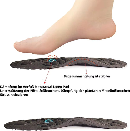 Magnetic Massage Insoles for Foot Acupressure Therapy Reflexology Relax Health Massager Arch Support Shoes Soles for Weight Loss