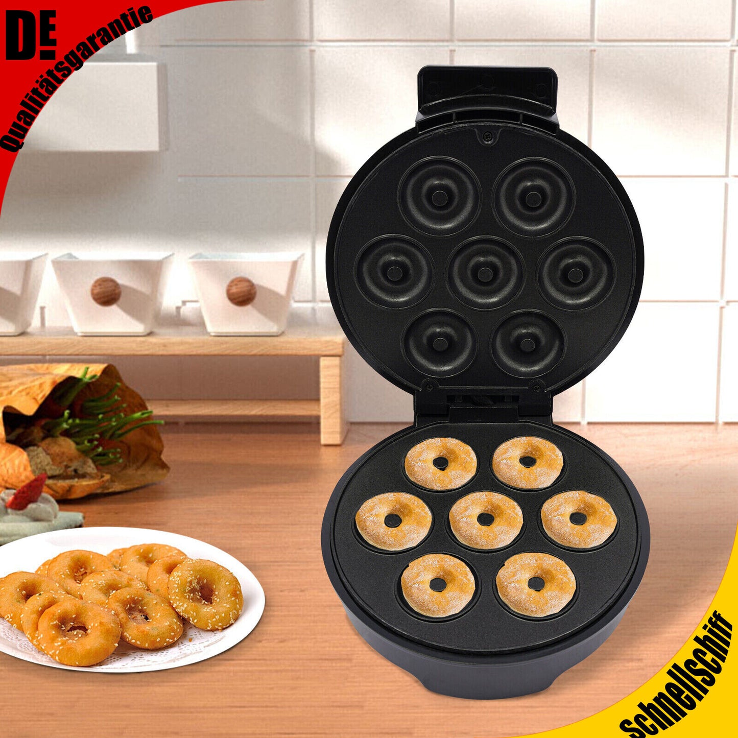 Donut Maker Maschine Mini 7 Loch Donut Maschine Für Kinderfreundli
