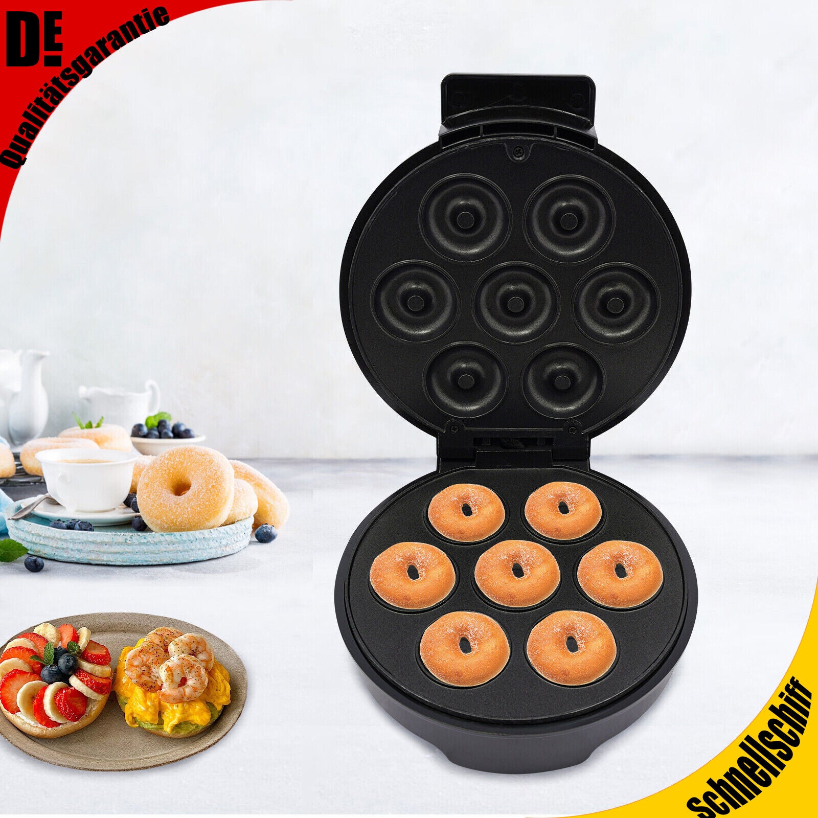 Donut Maker Maschine Mini 7 Loch Donut Maschine Für Kinderfreundli